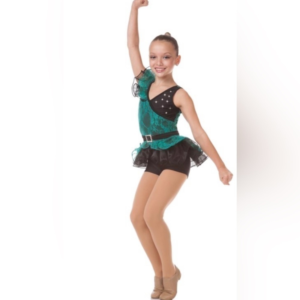Do your thing kelly green dance costume Laylas costumes size small